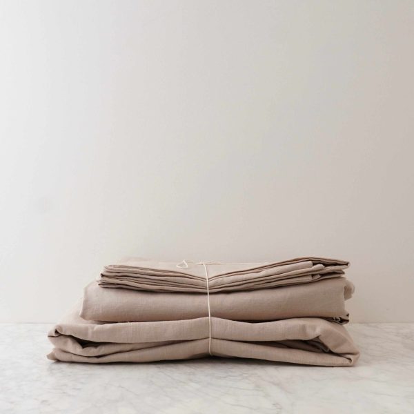 Natural Linen Sheet Set - King