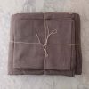 Mocha Linen Duvet Cover Set – King