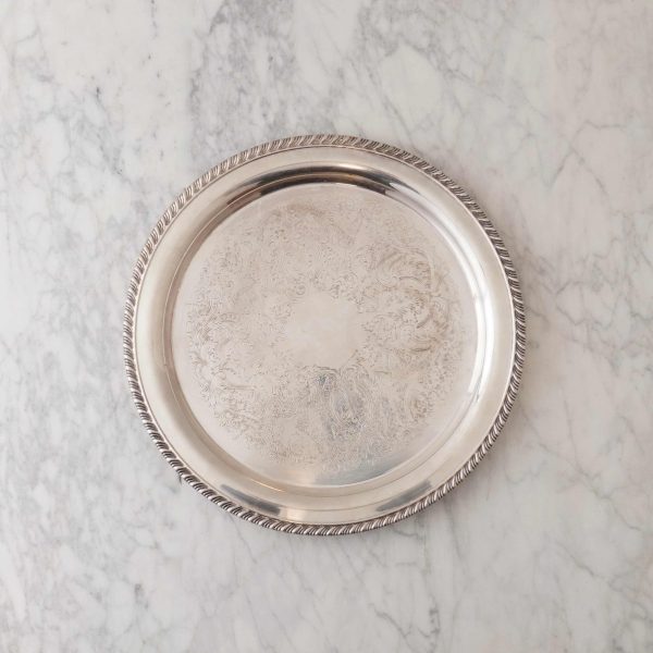 Harriet Vintage Silver Tray