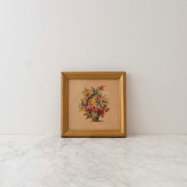 Riley Vintage Floral Artwork