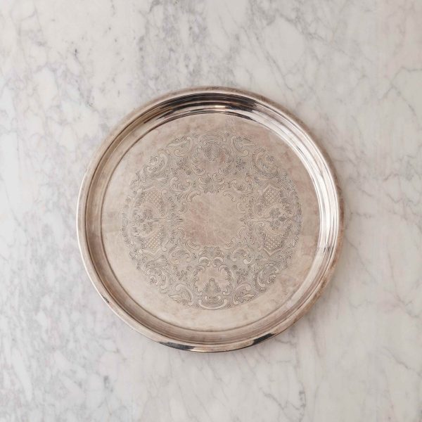 Tina Vintage Silver Tray